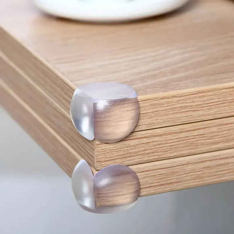 Desk Setup Kids - 4-12 個の安全シリコンプロテクターテーブルコーナープロテクター子供デスクコーナーエッジ保護カバー子供ソフト衝突防止