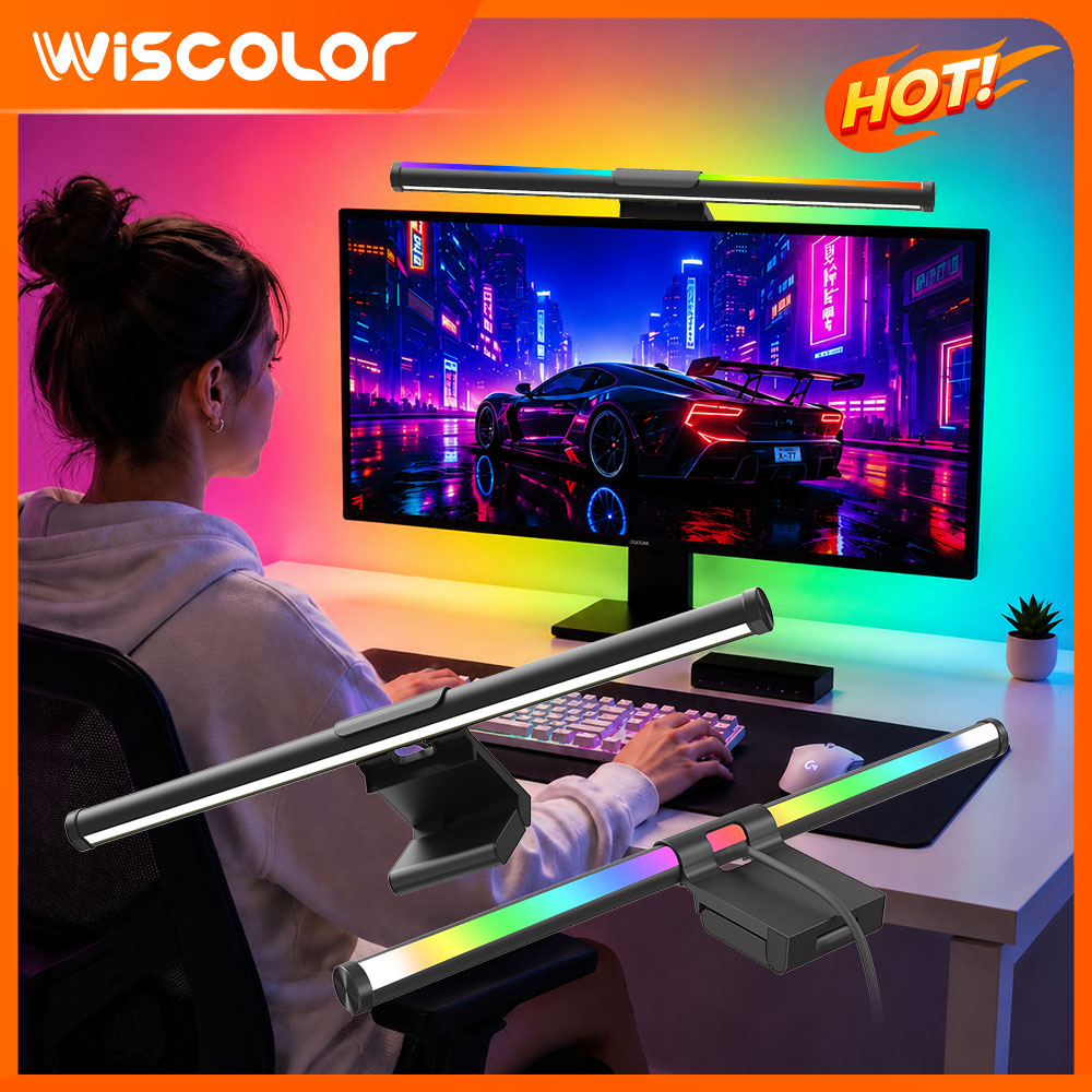 Setup Desk Monitor - Wi-Fiライトバー モニターライトバー ランプ スクリーンセットアップ RGB アプリ