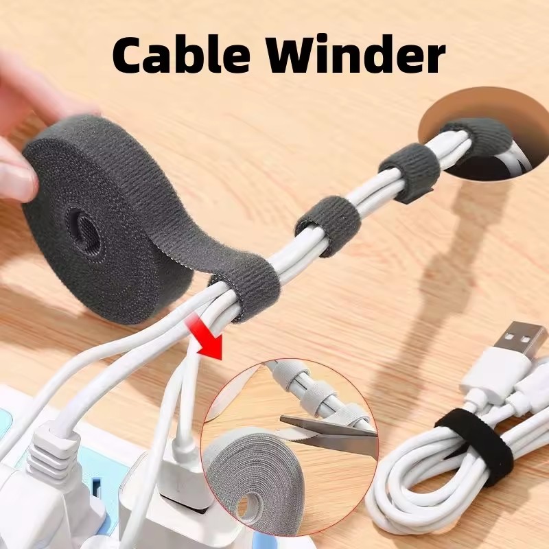 Cable Box Organizer - ケーブルオーガナイザータイ 破れやすいケーブルプロテクター管理用電話マウスイヤホンデータワイヤーホルダーコード保護オーガナイザー