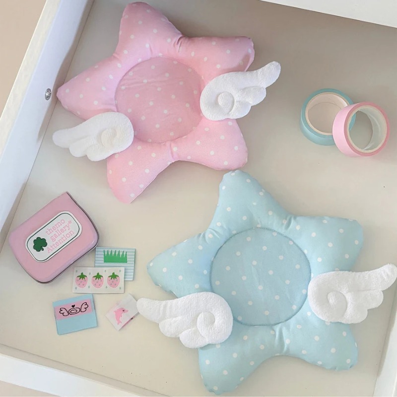 かわいい水玉模様の断熱コースター厚みのある星の翼カップマット - Desk Setup Girl のレビューと価格