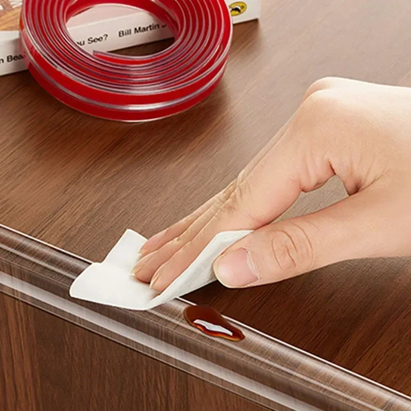 透明 PVC ベビープロテクションストリップ 両面テープ付き - Desk Setup Kids のレビューと価格