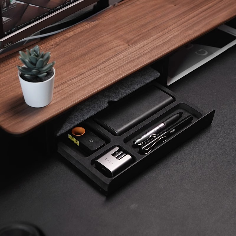 モニタースタンドライザー収納引き出しオフィスデスクオーガナイ - Setup Desk Monitor のレビューと価格