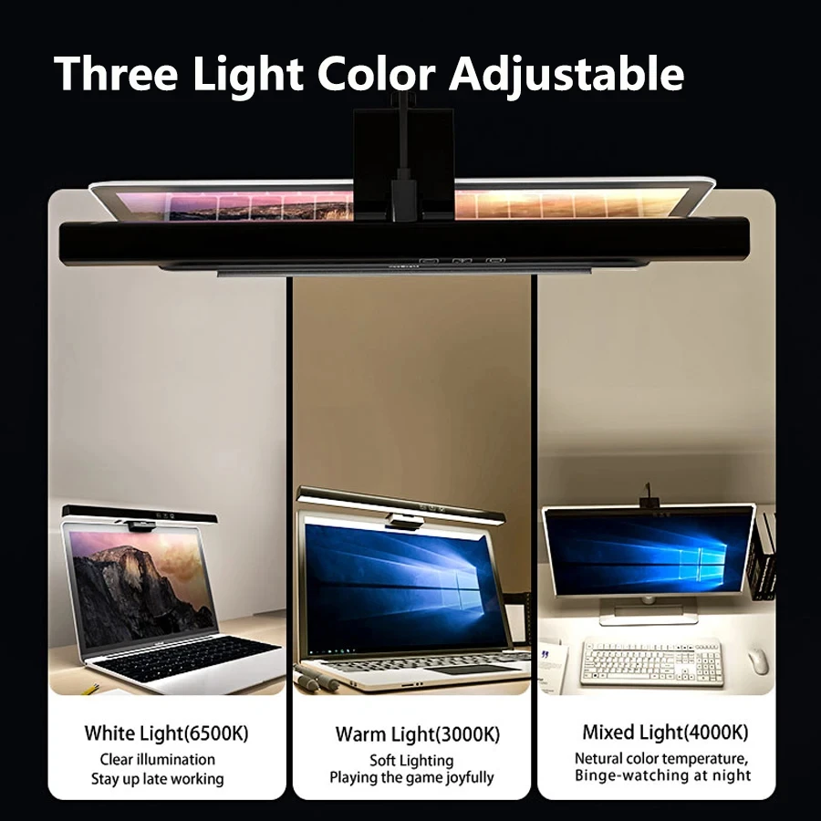 LED 33cm 50cm モニターライトバー デスクランプ - Setup Desk Monitor のレビューと価格