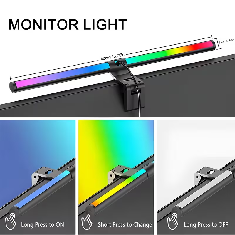 LEDモニターライトバー 30cm 40cm コンピューター - Setup Desk Monitor のレビューと価格