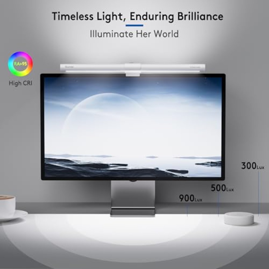 モニターライトバー リモコン付き、アイケア、グレアなし、省ス - Setup Desk Monitor のレビューと価格