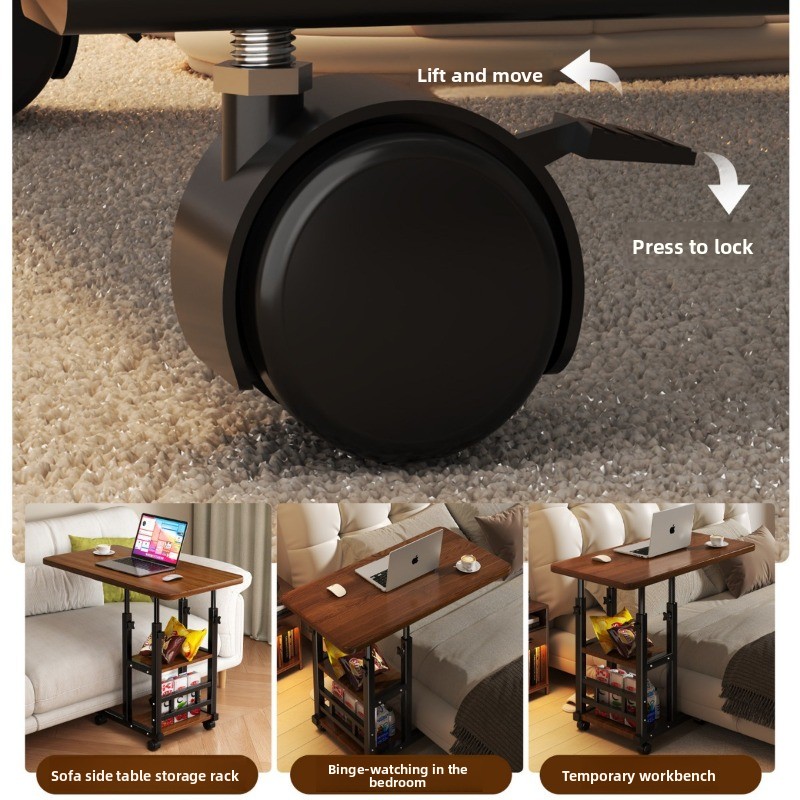 ベッドサイドの小さなテーブルボード、ラップトップホルダー、ベ - Desk Setup For Laptop のレビューと価格