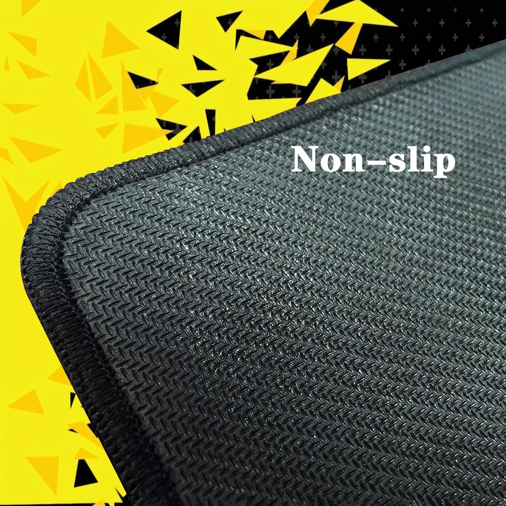 イエローアートシンプルなマウスパッド大型カーペットマウスパッ - Yellow Desk Setup のレビューと価格