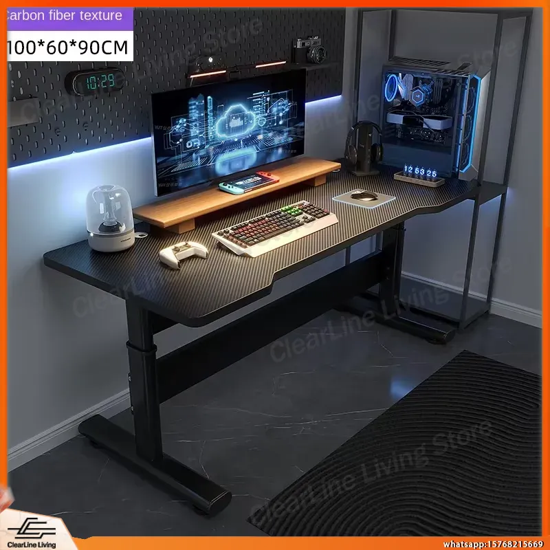 高さ調節可能な電動スタンディングゲーミングデスク、eスポーツ - Desk Setup Streaming のレビューと価格