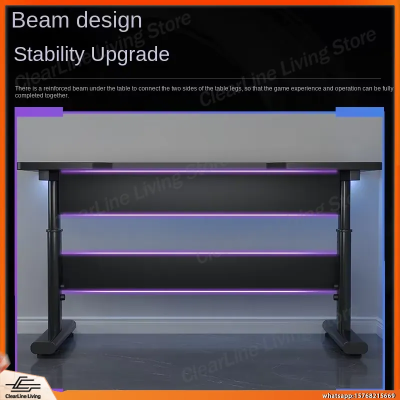 高さ調節可能な電動スタンディングゲーミングデスク、eスポーツ - Desk Setup Streaming のレビューと価格