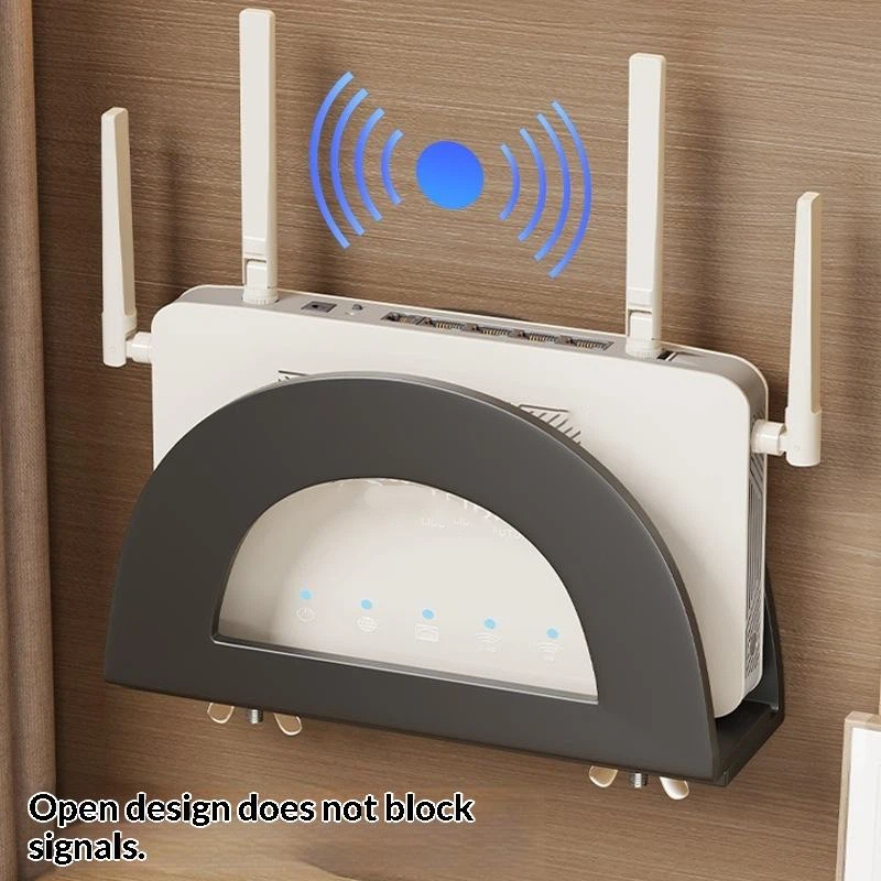 新しい壁掛け式Wifiルーター収納ラックボックス家庭用ケーブ - Cable Box Organizer のレビューと価格