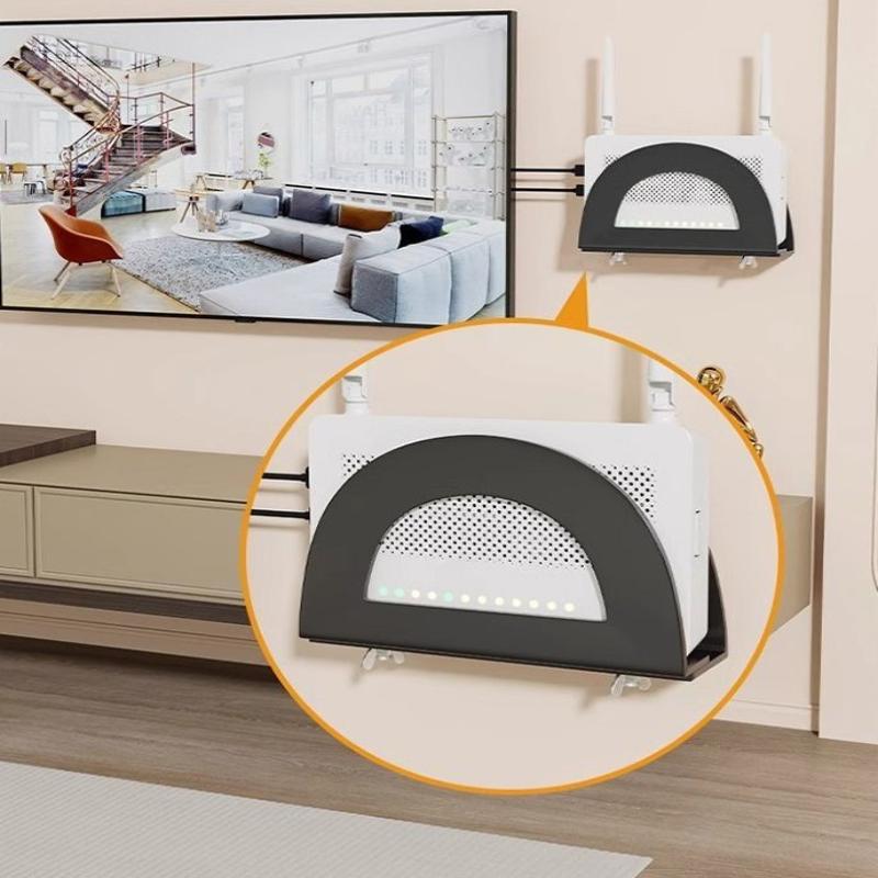 新しい壁掛け式Wifiルーター収納ラックボックス家庭用ケーブ - Cable Box Organizer のレビューと価格