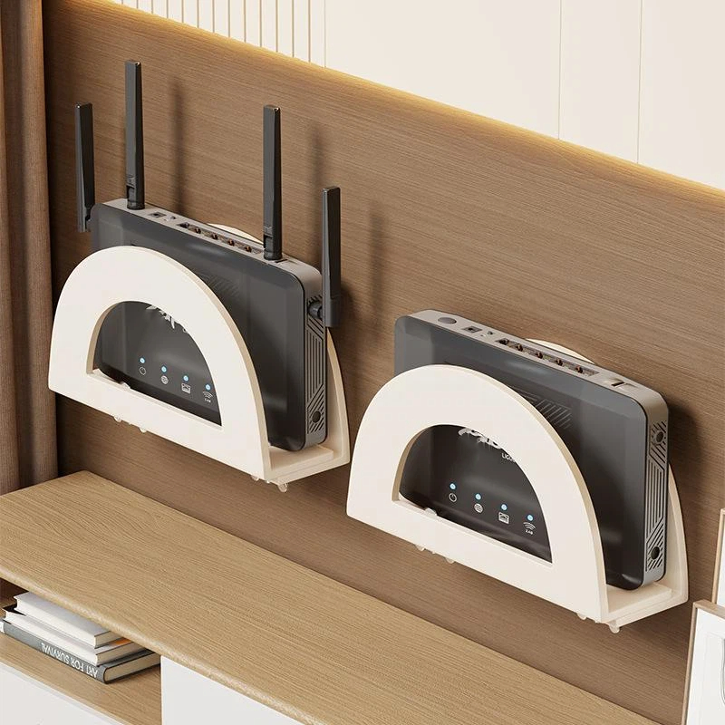 新しい壁掛け式Wifiルーター収納ラックボックス家庭用ケーブ - Cable Box Organizer のレビューと価格