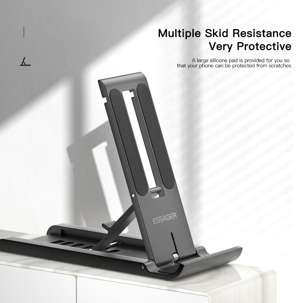 ポータブルデスクトップホルダー折りたたみ式ミニモブリーフォン - Desk Setup Apple のレビューと価格