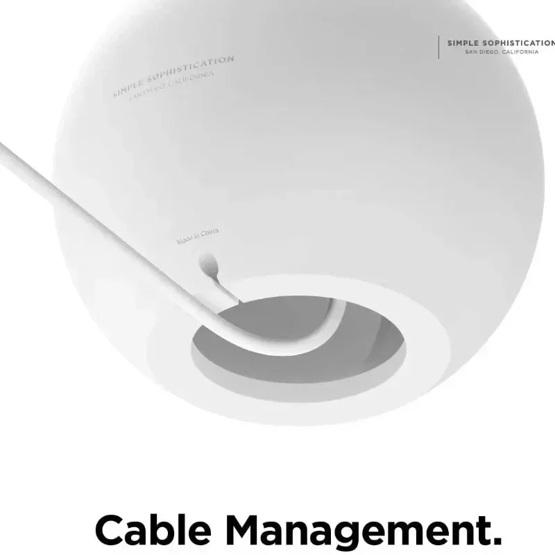 磁気ワイヤレス充電デスクボール形状シリコンホルダースタンド  - Desk Setup Apple のレビューと価格