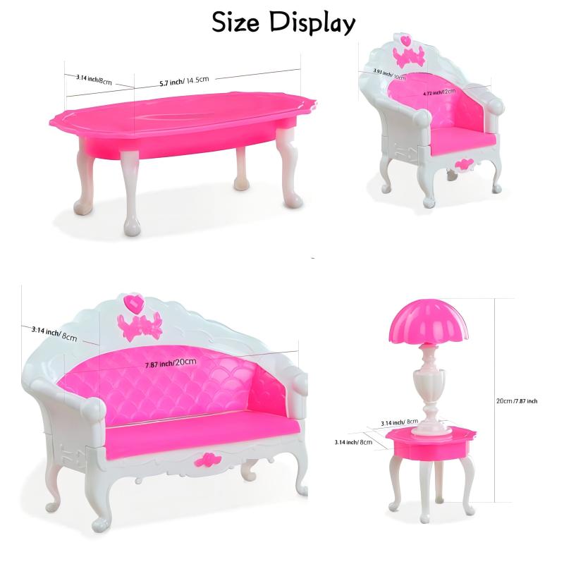 シミュレーションソファ人形子供のおもちゃ用 12 インチドー - Desk Setup Kids のレビューと価格