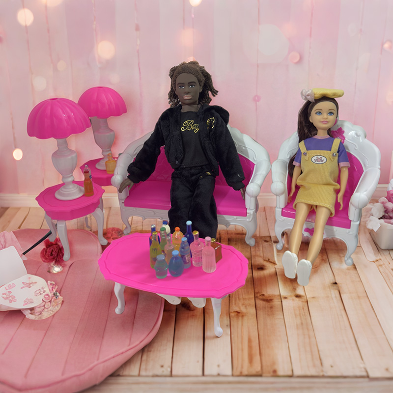 シミュレーションソファ人形子供のおもちゃ用 12 インチドー - Desk Setup Kids のレビューと価格
