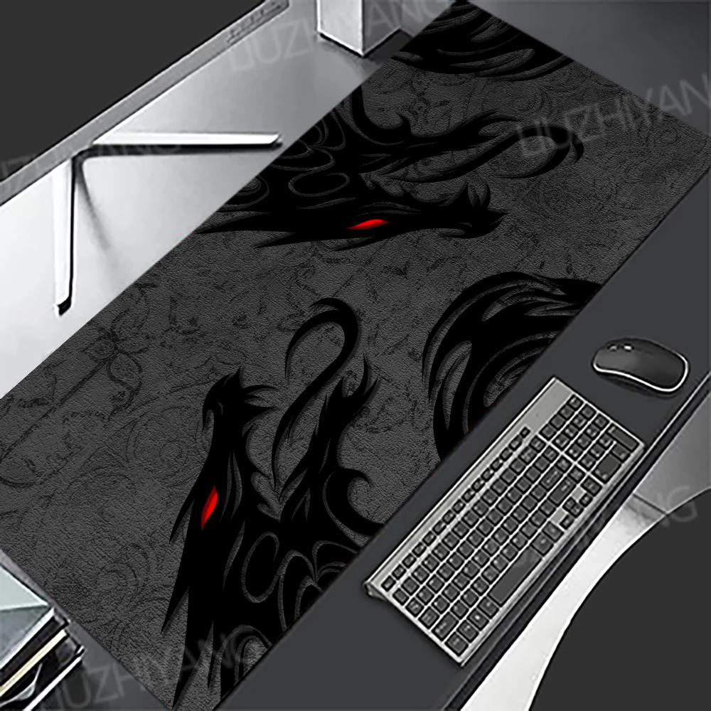 日本ドラゴンマウスパッドゴム製滑り止めキーボードテーブルマッ - Desk Setup For Laptop のレビューと価格