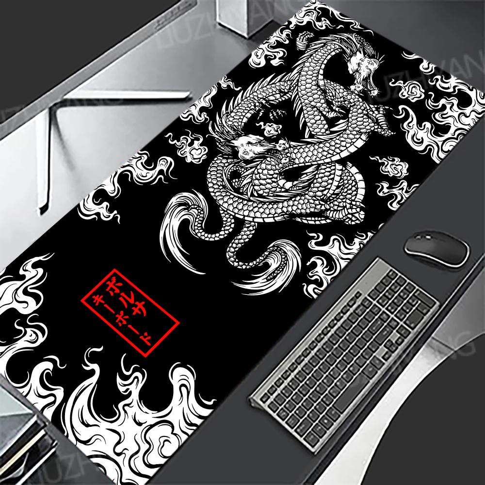 日本ドラゴンマウスパッドゴム製滑り止めキーボードテーブルマッ - Desk Setup For Laptop のレビューと価格