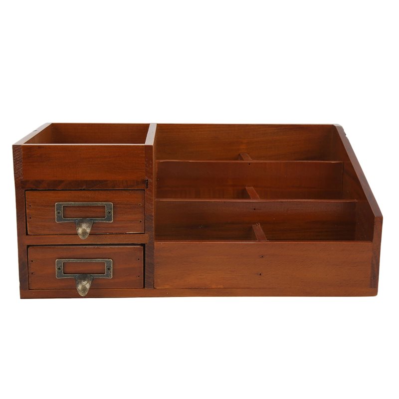 CHCH 木製収納キャビネット レトロデザイン 多層デスクト - Drawer Organizer Bamboo のレビューと価格