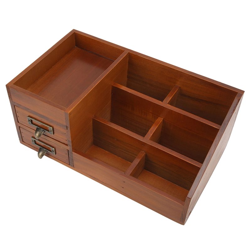 CHCH 木製収納キャビネット レトロデザイン 多層デスクト - Drawer Organizer Bamboo のレビューと価格