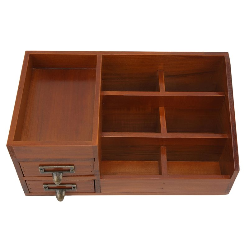 CHCH 木製収納キャビネット レトロデザイン 多層デスクト - Drawer Organizer Bamboo のレビューと価格