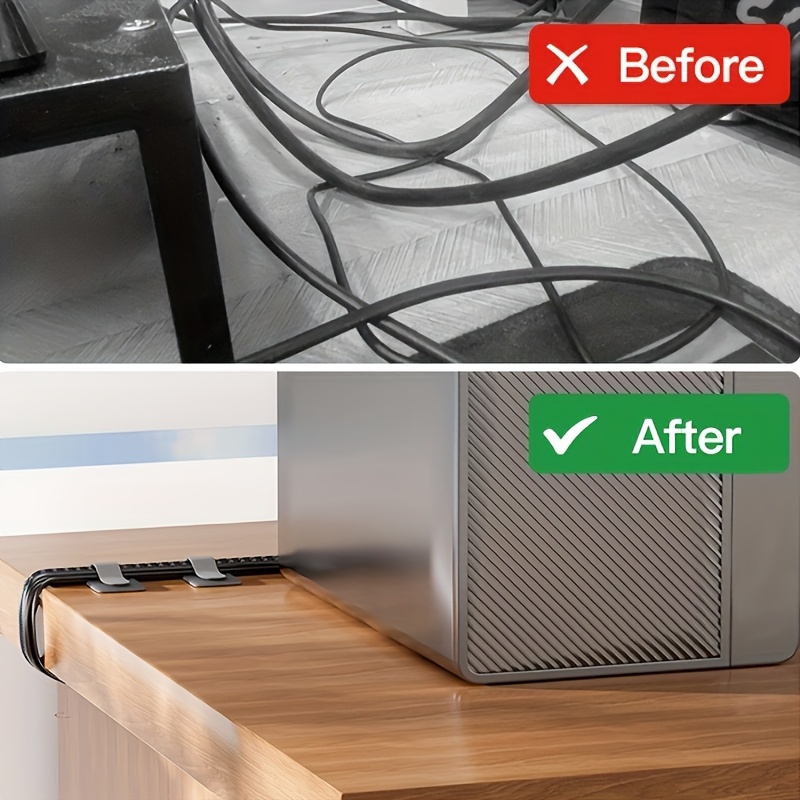 ケーブルタイ 再利用可能なストラップ ベルクロ フックとルー - Desk Setup Needs のレビューと価格