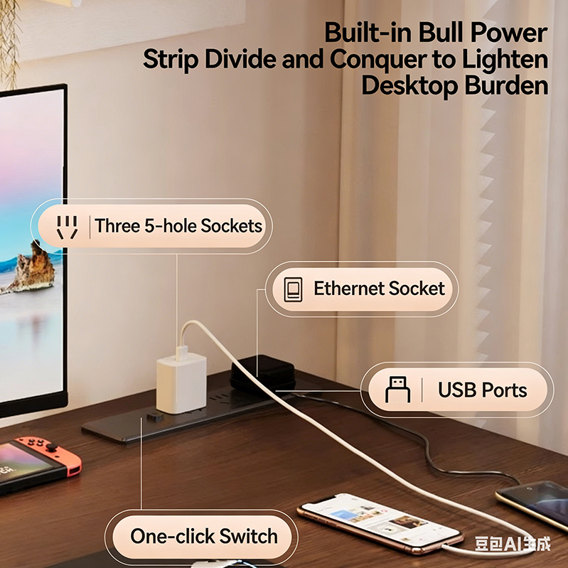 モダンな鉄製デュアルモーター電動スタンディングデスク、高さ調 - Setup Desk Monitor のレビューと価格