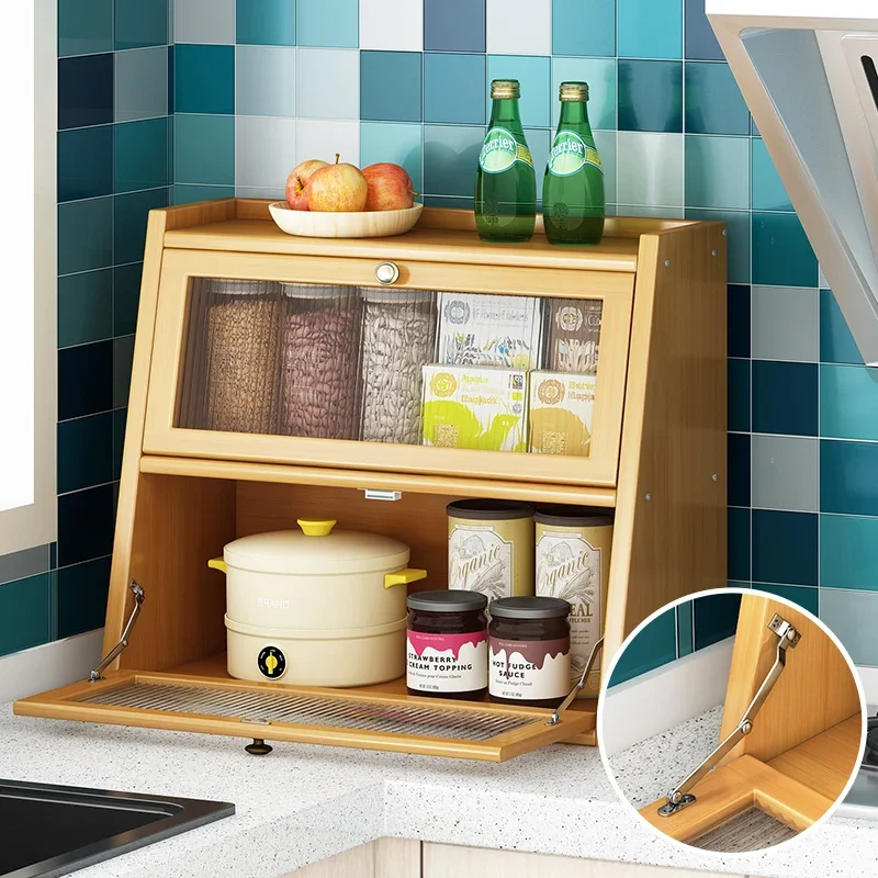 竹製キッチン収納キャビネット,アクリルドア食器棚,引き出し付 - Drawer Organizer Bamboo のレビューと価格