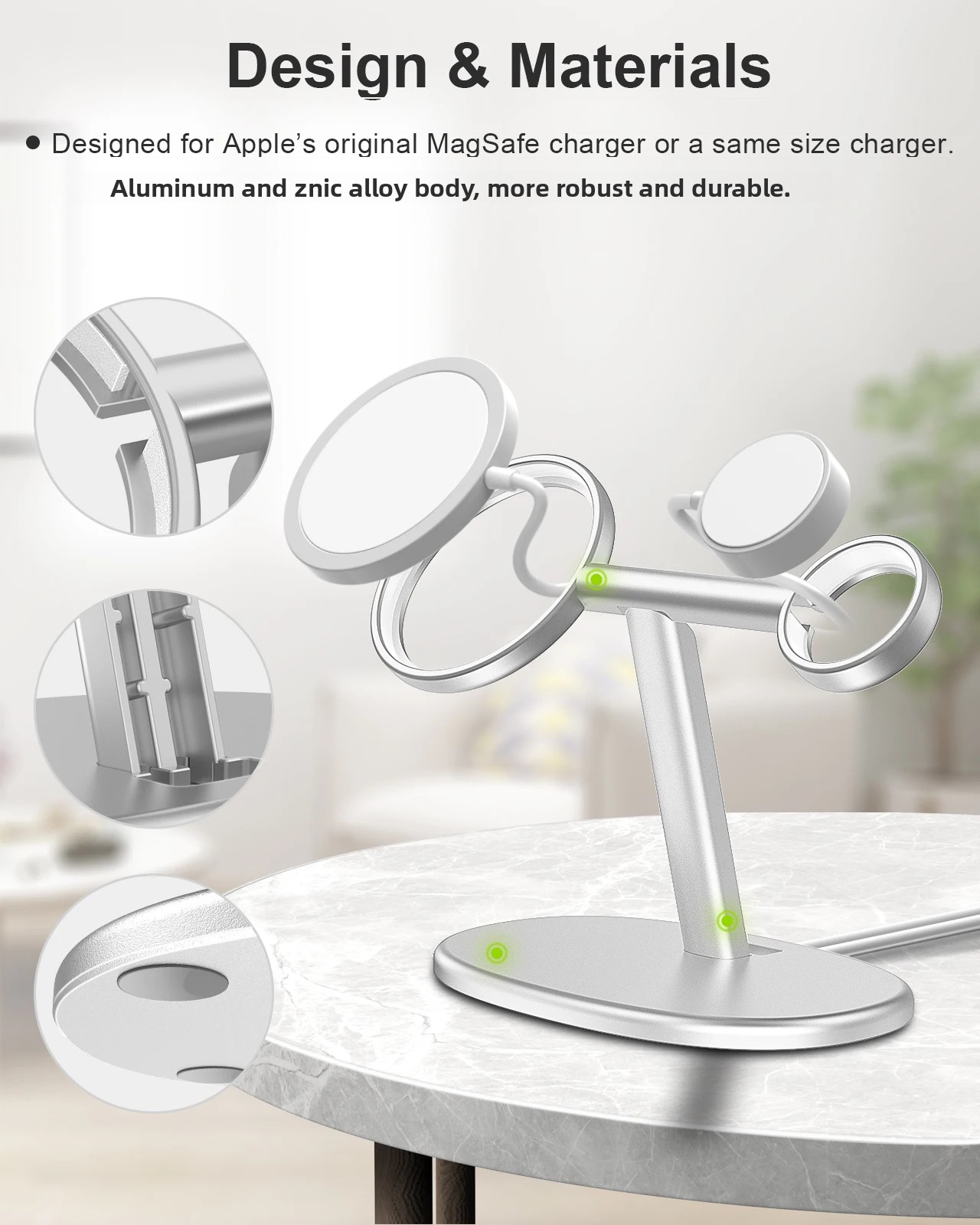 EWA 2-in-1 デスクトップフォンスタンド デスクホル - Desk Setup Apple のレビューと価格