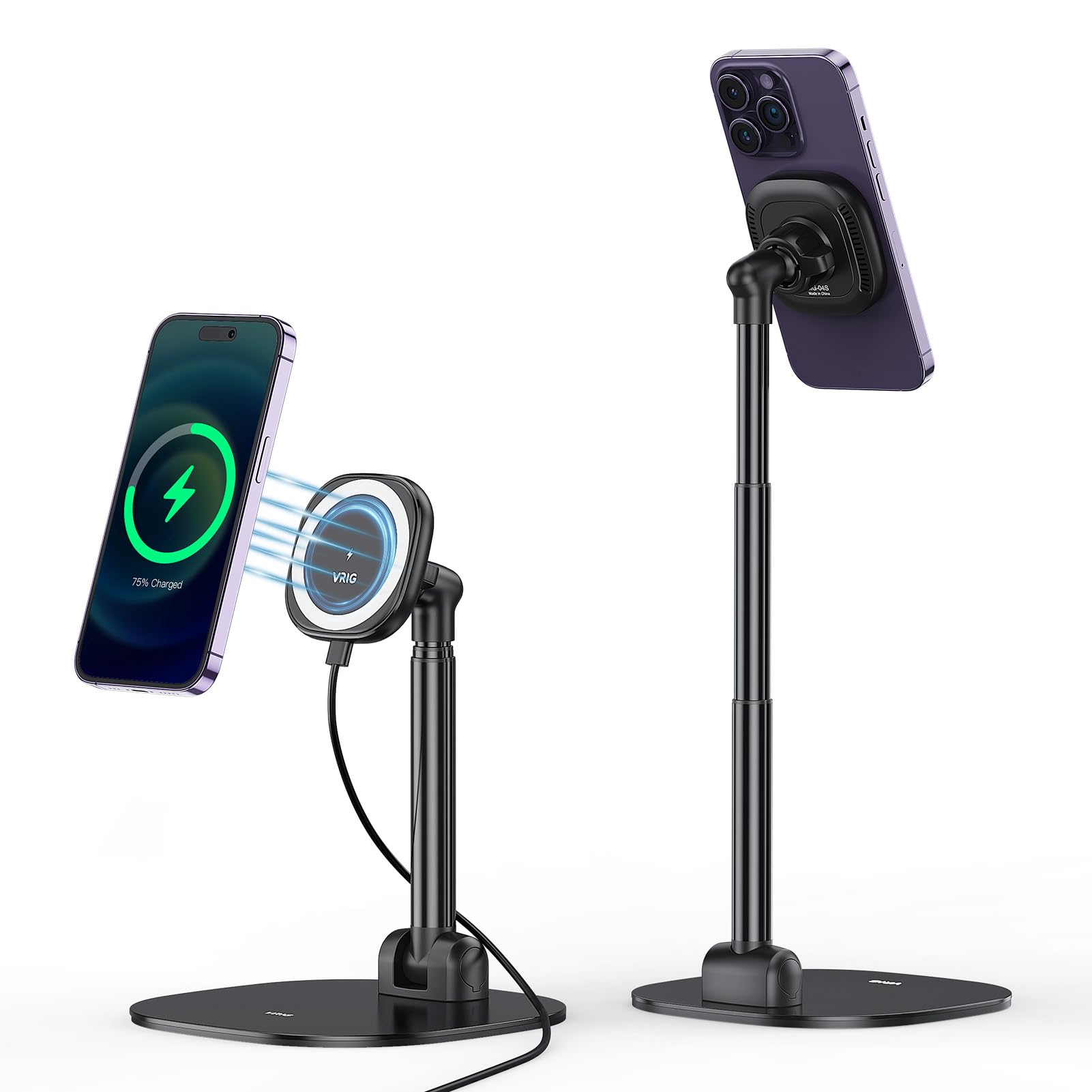 UURig VRig デスク ワイヤレス充電 マグネット式ス - Desk Setup Apple のレビューと価格