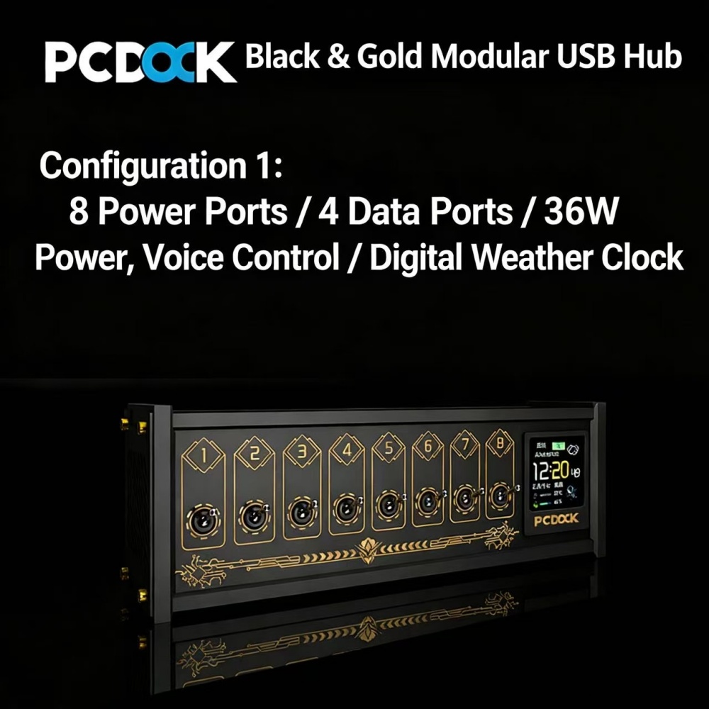 PCDOCK ブロック型USBデスクトップ電源タップ スイッ - Desk Setup For Laptop のレビューと価格