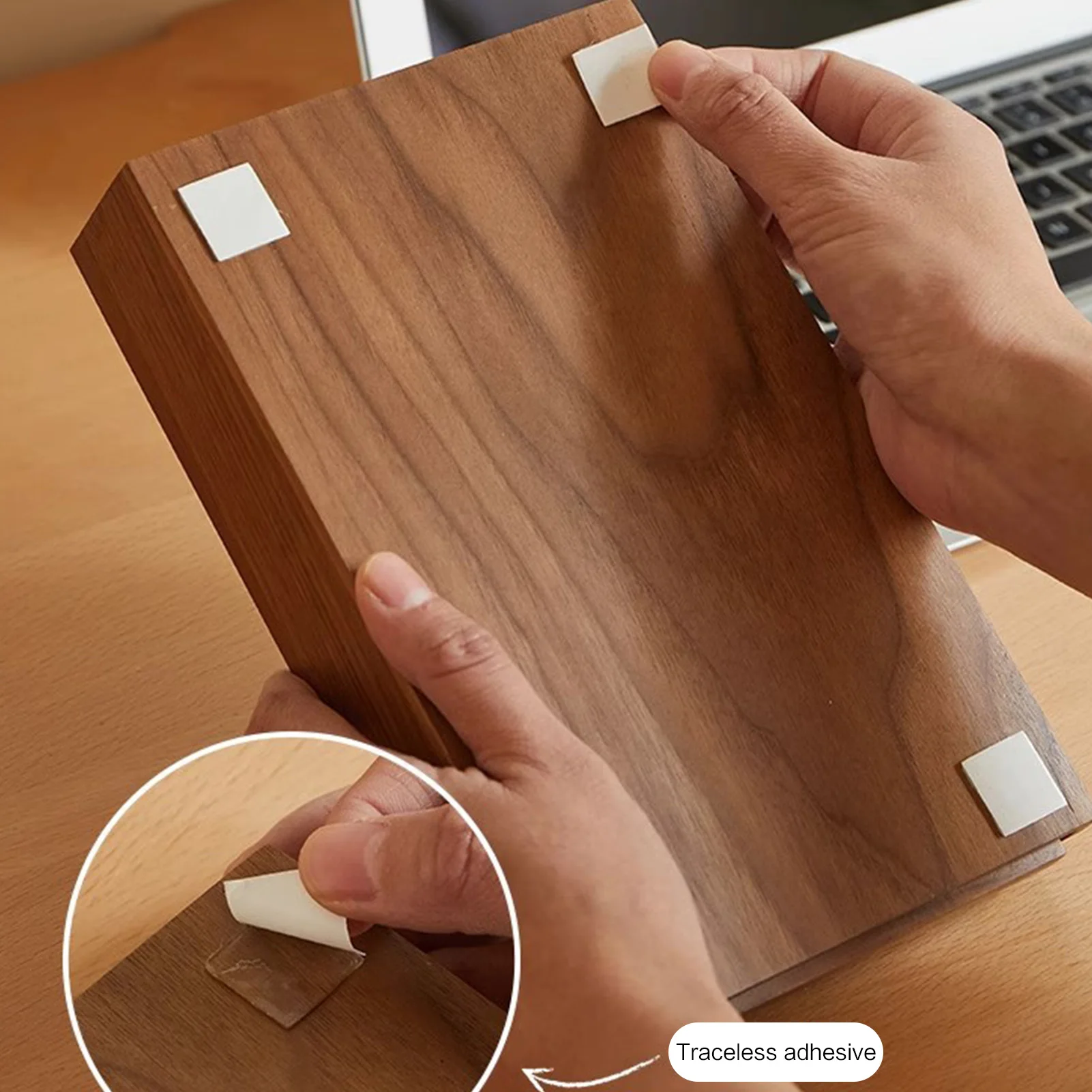 竹製デスク下収納ボックス 引き出し式隠しボックス オフィスデ - Drawer Organizer Bamboo のレビューと価格