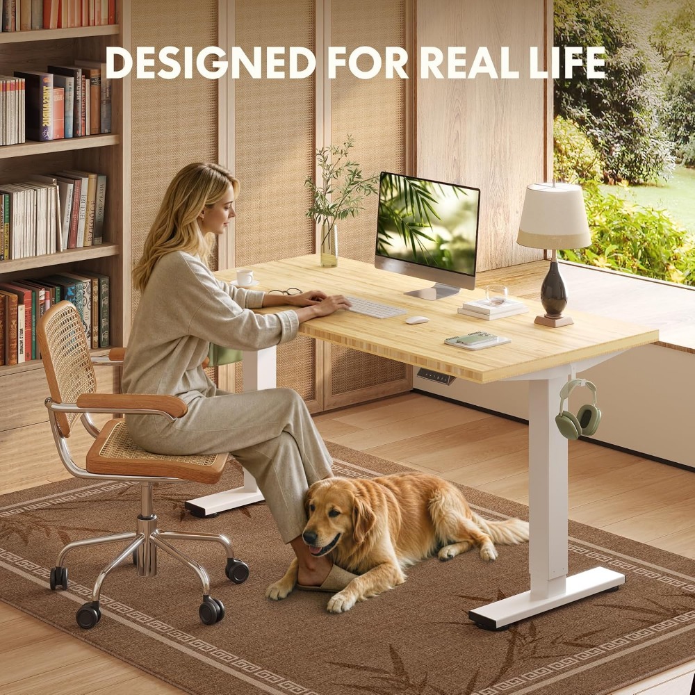 FLEXISPOT 55インチ x 28インチ ソリッドバン - Setup Desk Monitor のレビューと価格