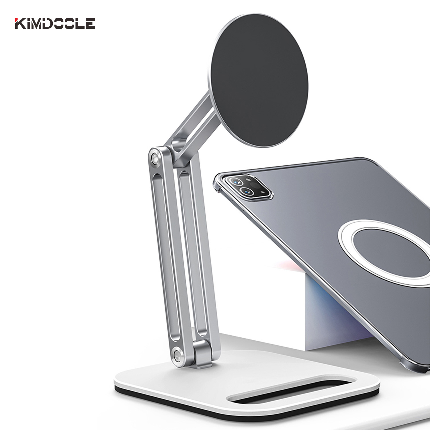 Kimdoole 金属磁気タブレットホルダー テーブルデスク - Desk Setup Apple のレビューと価格