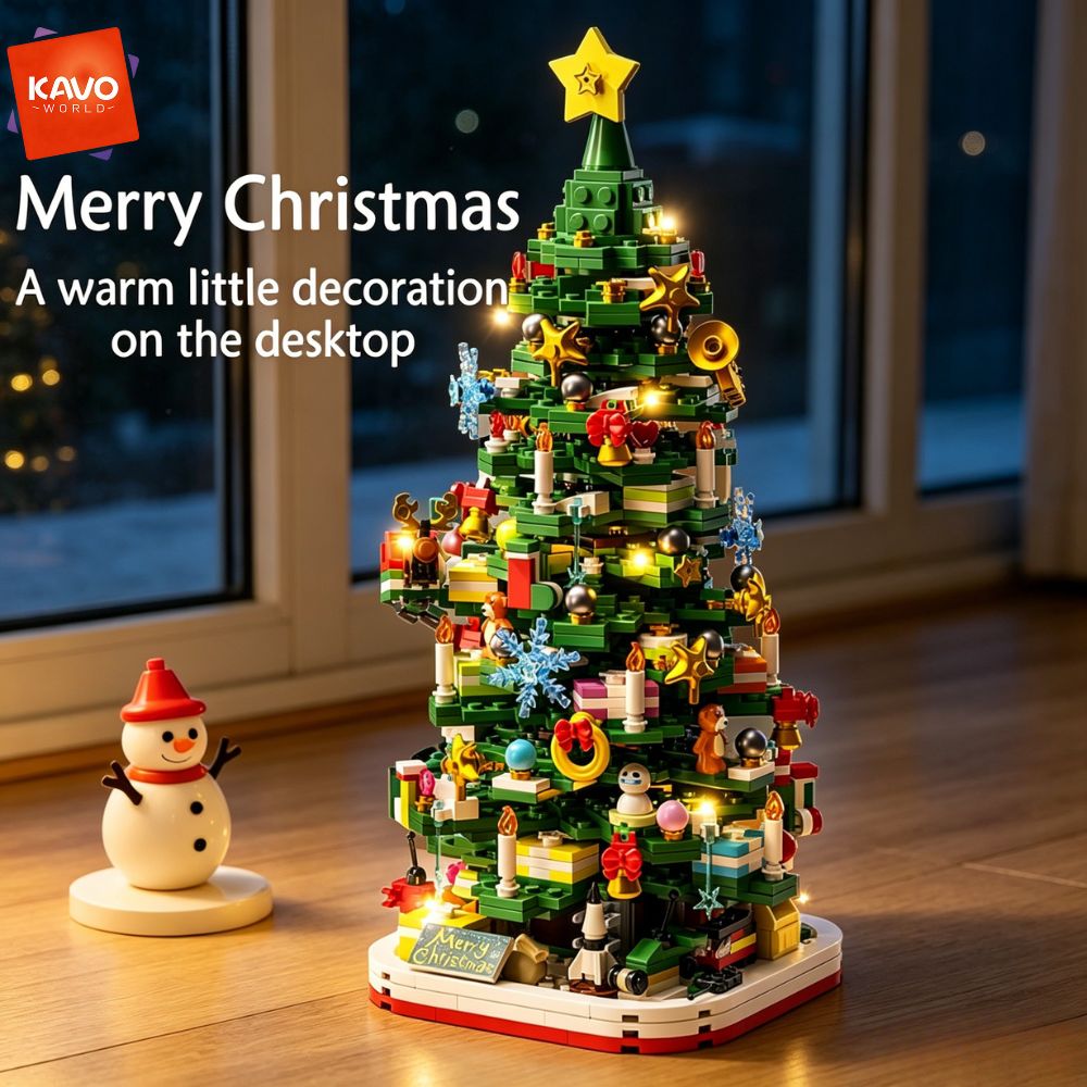 KAVOWORLD 1024ピース クリスマスツリー 組み立 - Desk Setup Needs のレビューと価格