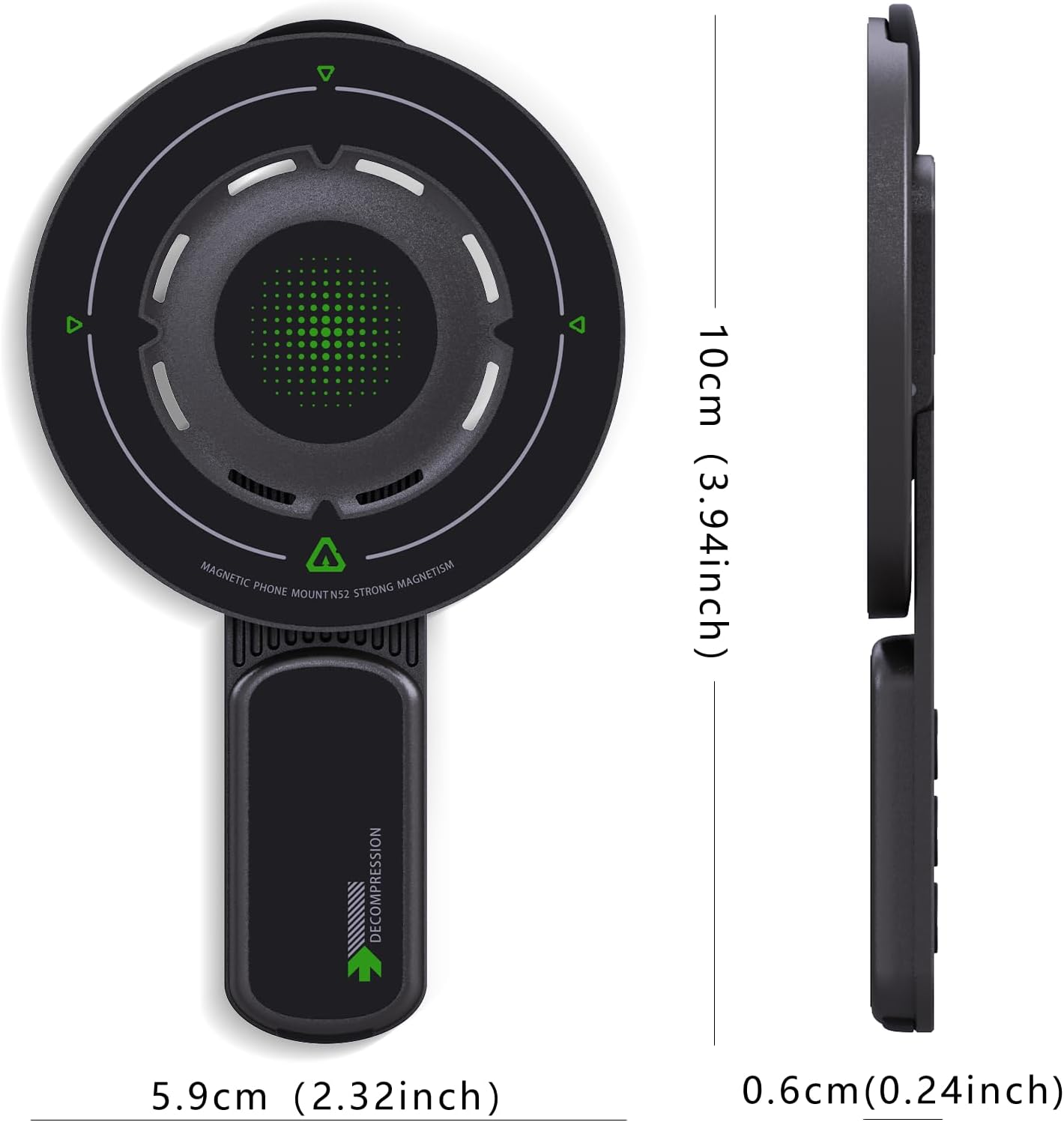 多機能指輪ブラケット両面磁気指輪ホルダー回転電話スタンドポー - Desk Setup Apple のレビューと価格