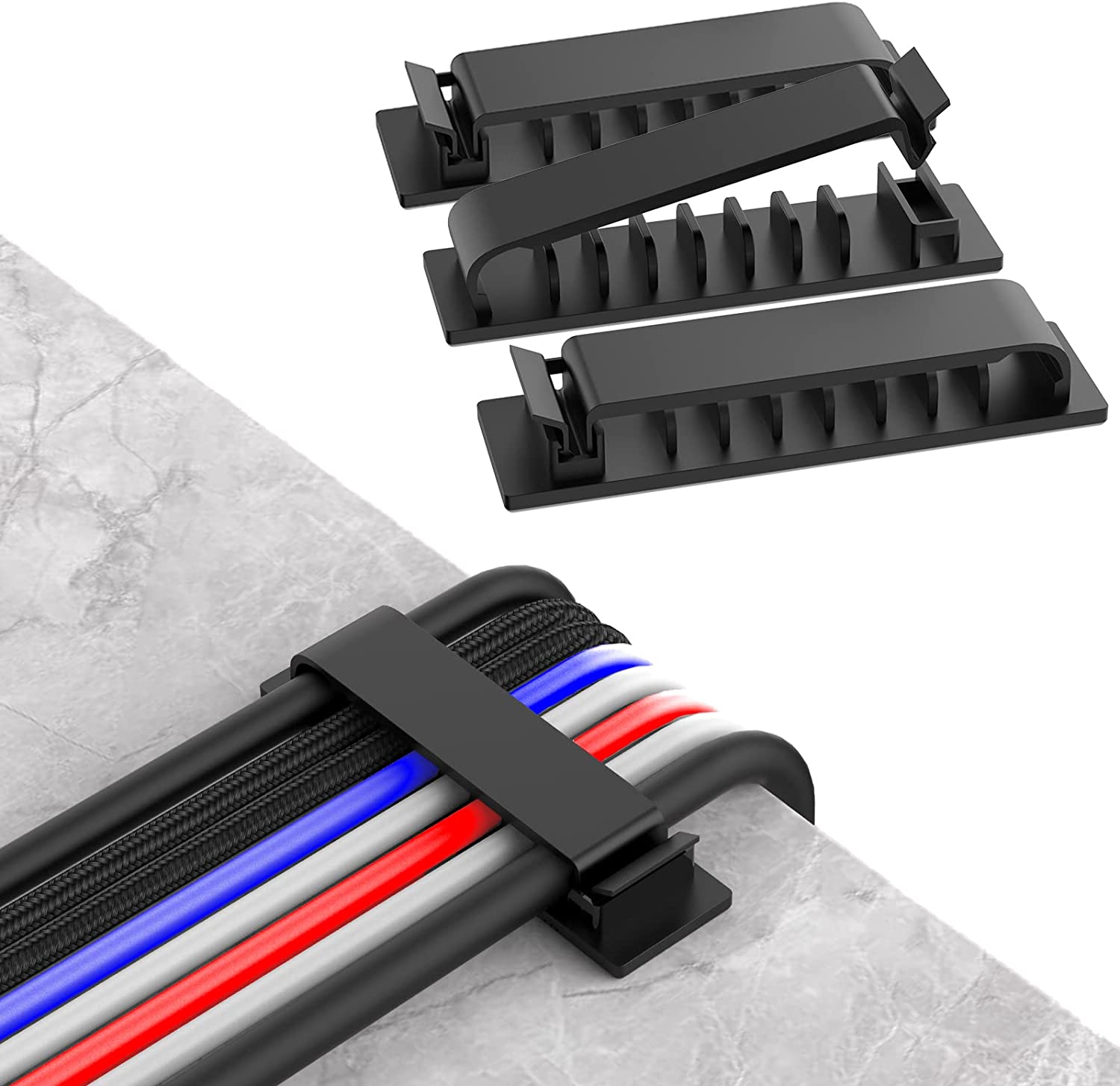 ケーブルオーガナイザー コード管理 ワイヤーホルダー 柔軟な - Cable Box Organizer のレビューと価格
